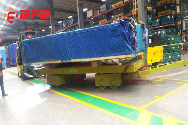 Workshop Transfer Trackless 120 Ton No Powered Trailer With PU Wheel - Exported To America