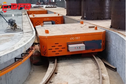 35 Ton Self-propelled Transport Platform Heavy Duty For Metallurgy Industry Carry On C Rail
