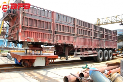 Heavy Duty Electric Platform Carrying Capacity 10-15 Tons Moving On Rails For Railway Towing Indonesia