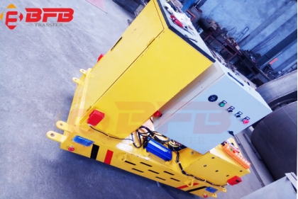 400kg Battery Power Steerable Trackless Transfer Cart For Superconducting Materials Handling