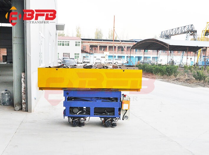 Trackless Transfer Cart For Vertical And Horizontal Movement