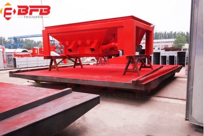 Outdoor Electric 15 Ton Transfer Cart Trolley For Rail In Hall Painting Machinery Handling