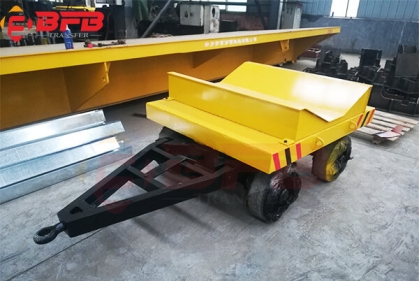 10 Ton V Frame Unpowered Trackless Coil Trailers For Sale Exported Philippines