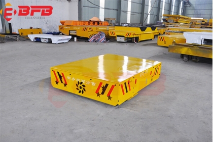 3 Ton Industrial Busbar Operated Rail Mount Transfer Cart With Circular Orbit Exported Oman