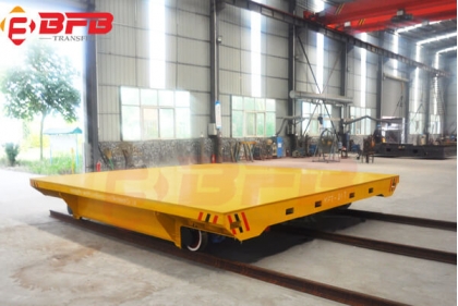 Australia 6 Wheel Battery Rail Transfer Platform 20T Load For Precast Decks Handling