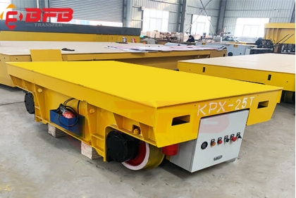 10T 20 Ton Motorized Mould Rail Trolley Manufacturer For Mold Workshop Transfer