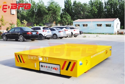 Thailand 3T Battery Trackless Steerable Transfer Trolley For Wire Coil Transportation