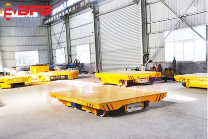 Battery Power 3 Ton Material Transport Vehicles On Rails For NDT Room Transfer