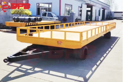 20T Industrial Transport Trailer Towing Dolly For Jumbo Roll Transfer
