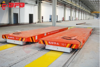 CE 10T Busbar Power Rail Guided Cart For Assembly line Transfer