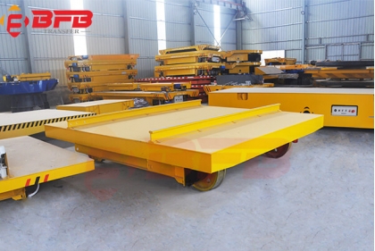 75T Busbar Power Motor Driven Transfer Cart For Industrial Furnace Carry