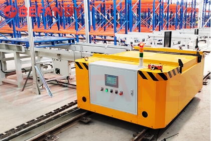 12T RGV Industrial Robot Automatic Transfer Cart For Pallet Transport 