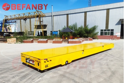 Chile Industrial Battery Transfer Car 10t Trackless For Wood Panels