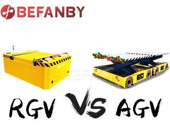 The Difference Between Rgv Rail Transfer Cart And Agv