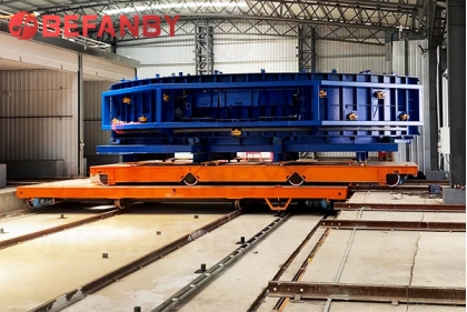 100T Heavy Duty Rail Traverser Ferry Mold Transfer Cart Project