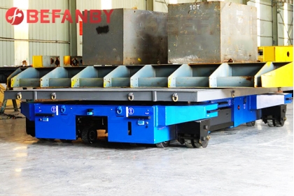 Singapore 10T Remote Control Operated Transfer Carts Agv With Jacks