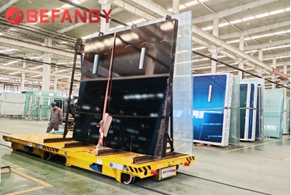 5 Ton Battery Powered Transfer Cart For Glass Factory