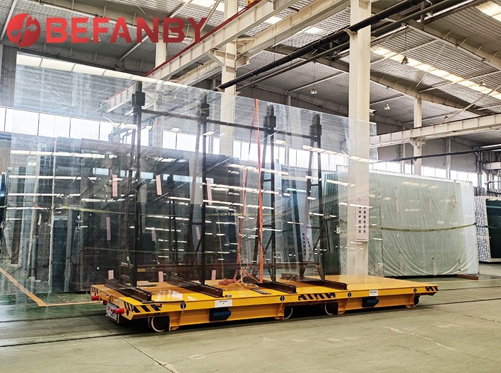 5 Tons Glass Transport Rail Transfer Cart