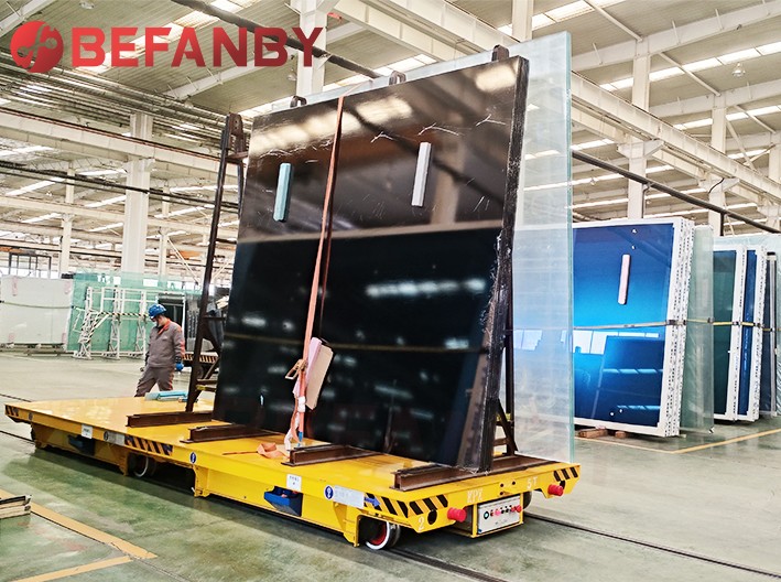 5 Tons Glass Transport Rail Transfer Cart