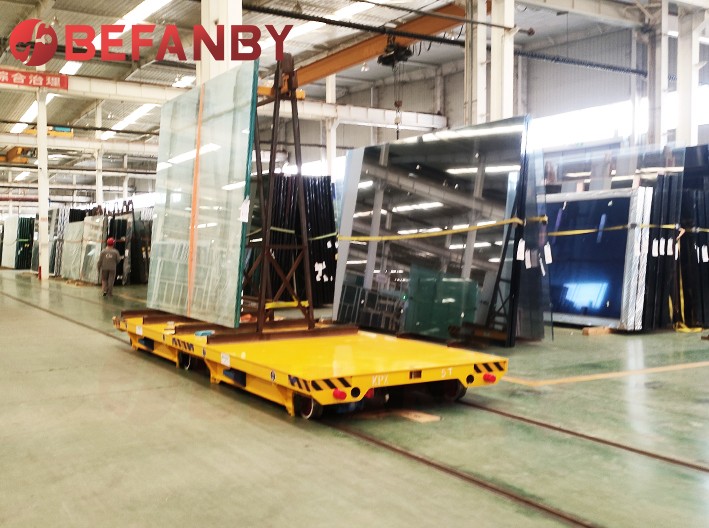 5 Tons Glass Transport Rail Transfer Cart