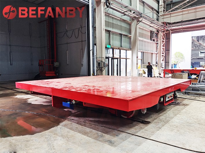 75 Ton Electric Battery Transfer Cart On Rail