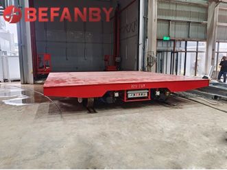 75 Ton Electric Battery Transfer Cart On Rail