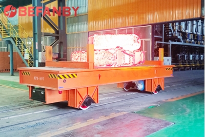 50Ton High Temperature Rail Transfer Cart Customized Solution