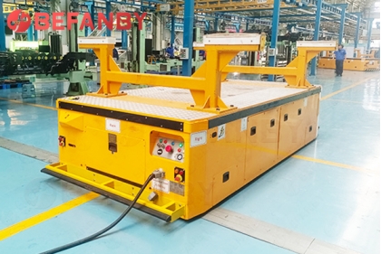 10Ton AGV Transfer Electric Transfer Cart Solution Customized For Production Lines