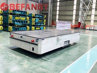 BEFANBY Trackless Electric Transfer Cart Facilitates Efficient Assembly And Transfer 0f Containerized Energy Storage Units In The US