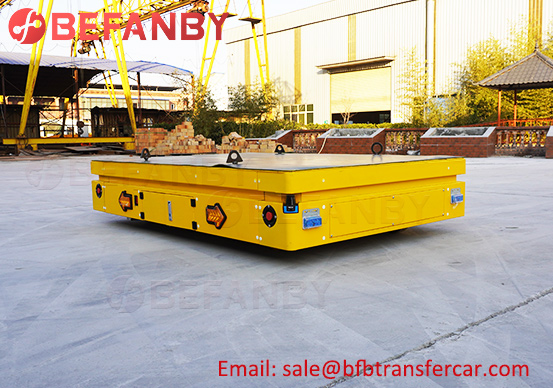 AGV Automated Guided Vehicle 2MT Transfer Cart For Pipes Handling